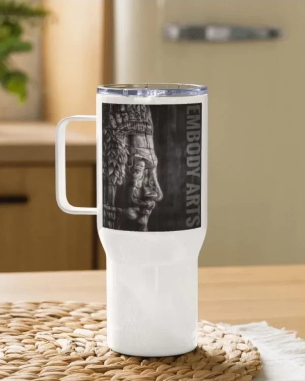 The Bayon Face Travel Mug